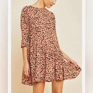 Hayden cheetah print stylish dress, perfect for any occasion.